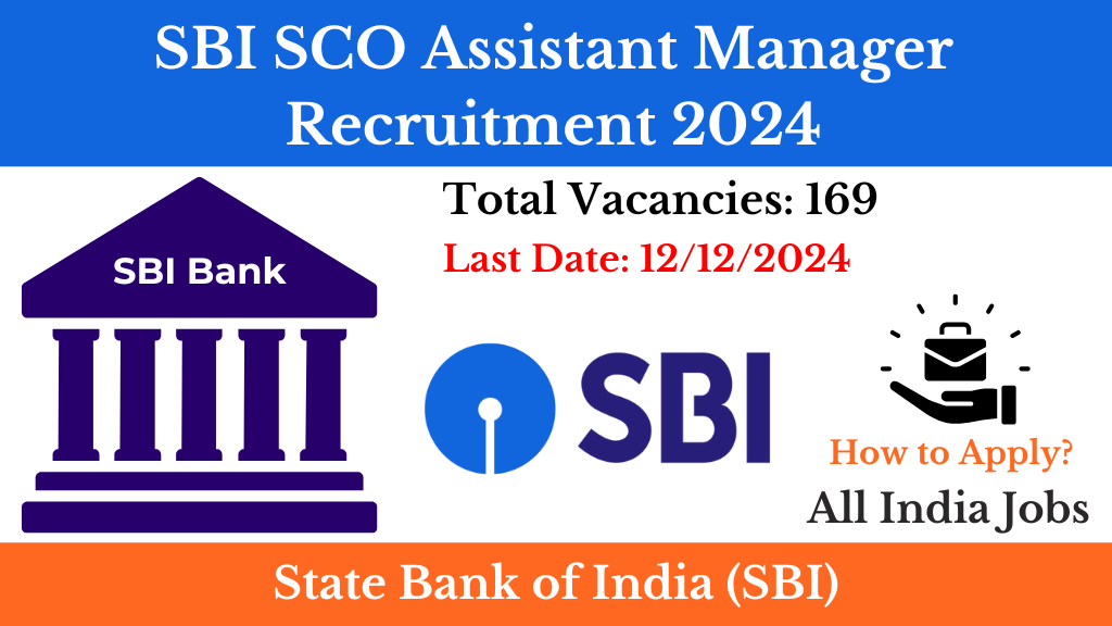 SBI SCO Assistant Manager Recruitment 2024