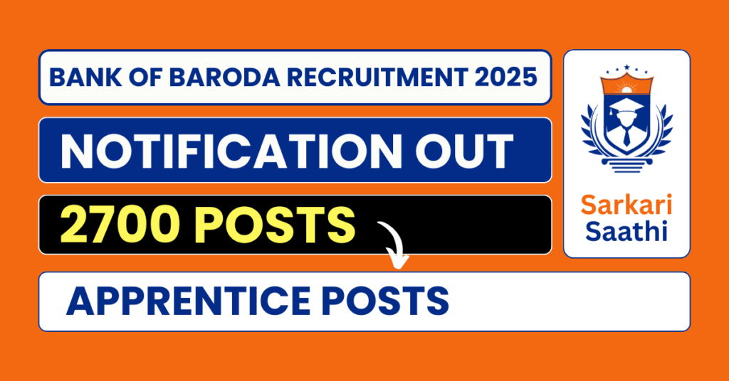 Bank of Baroda Apprentice Recruitment 2025
