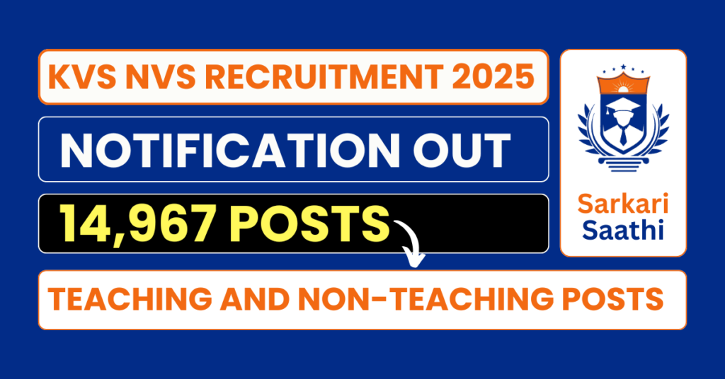 KVS NVS Recruitment 2025
