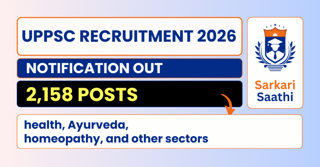 UPPSC Recruitment 2026