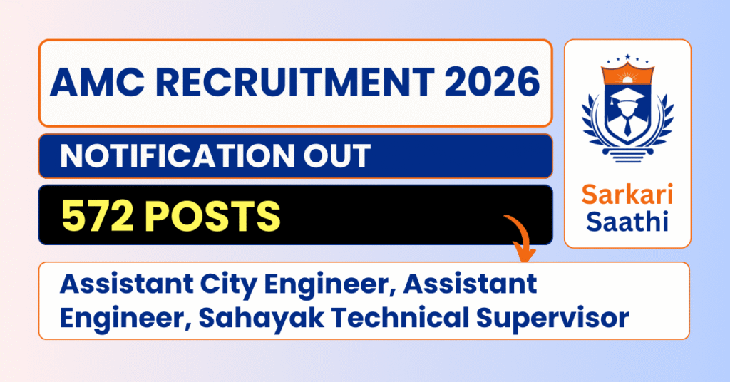 AMC Recruitment 2026